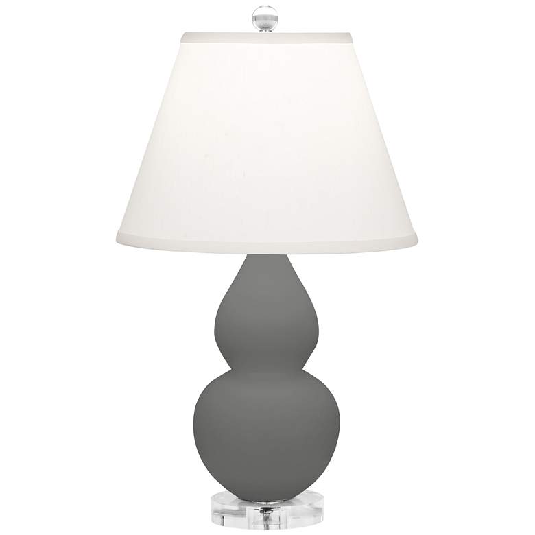 Image 1 Matte Ash Small Double Gourd Accent Lamp