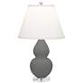 Matte Ash Small Double Gourd Accent Lamp
