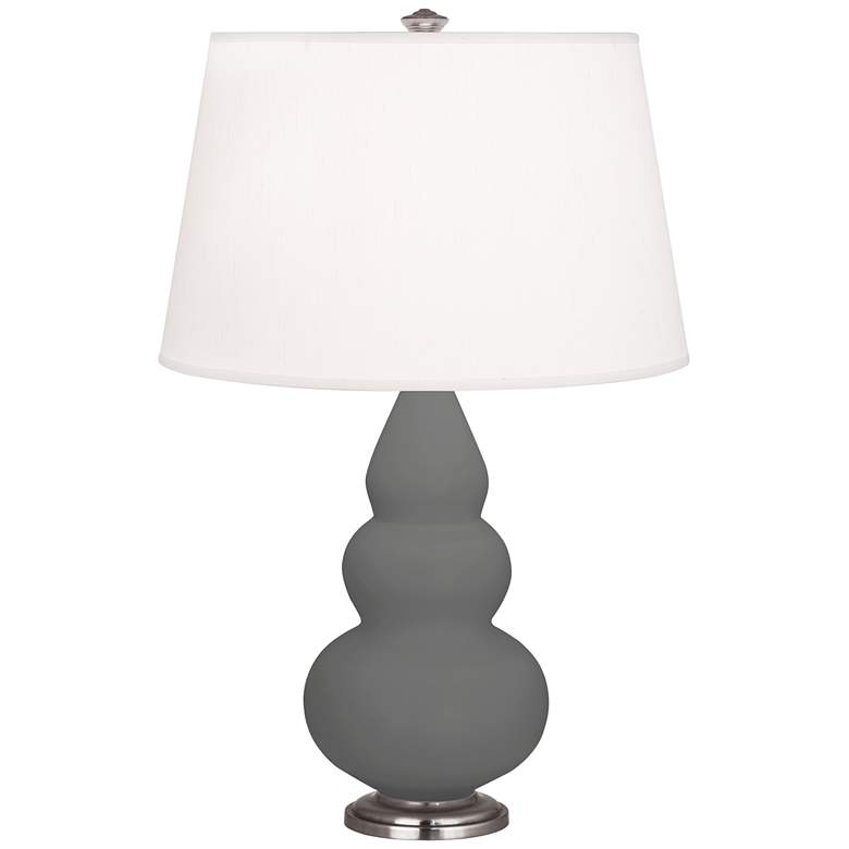 Image 1 Matte Ash Small Triple Gourd Accent Lamp