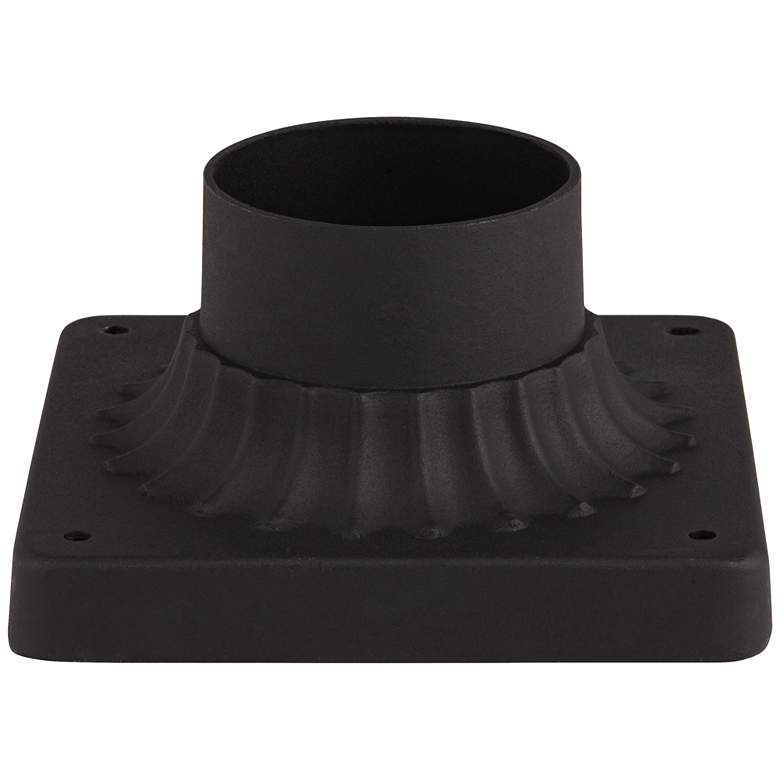 Image 3 Matte Black Finish Post Mount Adaptor more views