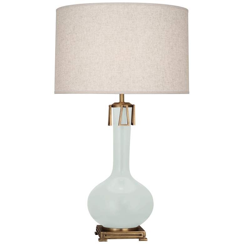 Image 1 Matte Celadon Athena Table Lamp