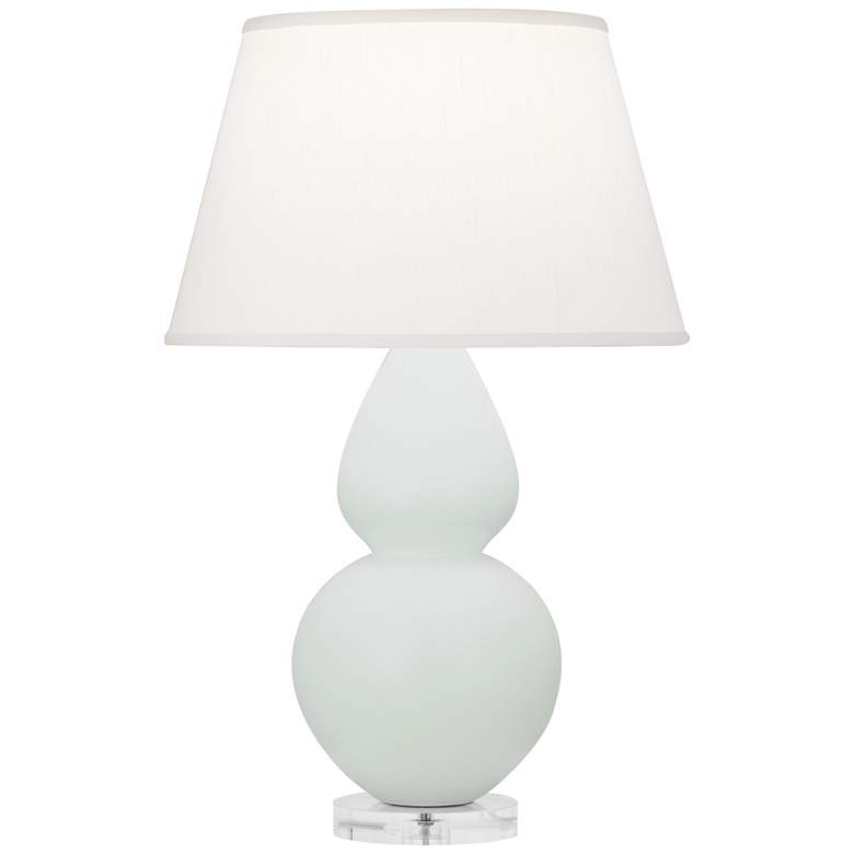 Image 1 Matte Celadon Double Gourd Table Lamp