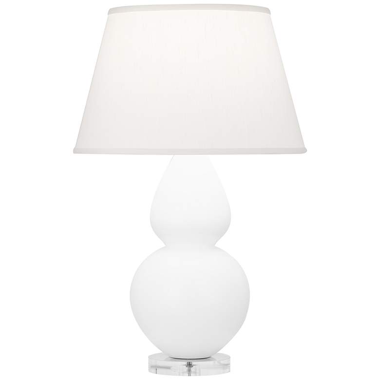 Image 1 Matte Lily Double Gourd Table Lamp
