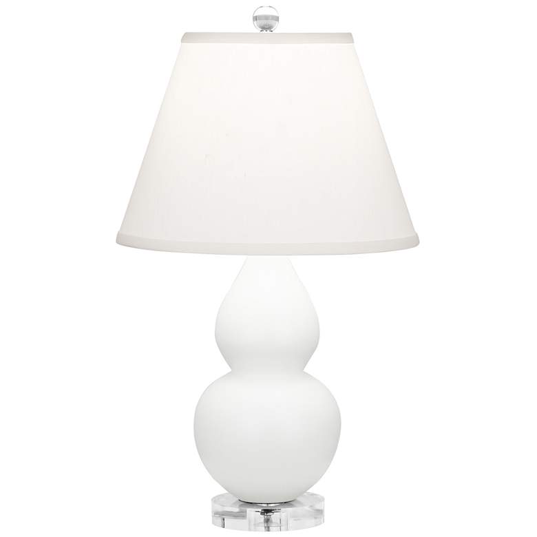 Image 1 Matte Lily Small Double Gourd Accent Lamp