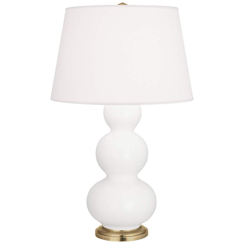 Image 1 Matte Lily Triple Gourd Table Lamp