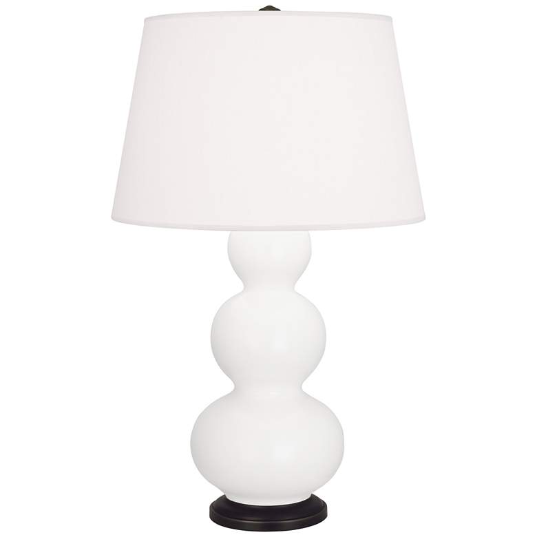 Image 1 Matte Lily Triple Gourd Table Lamp