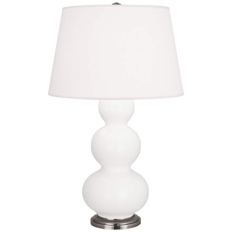 Image 1 Matte Lily Triple Gourd Table Lamp