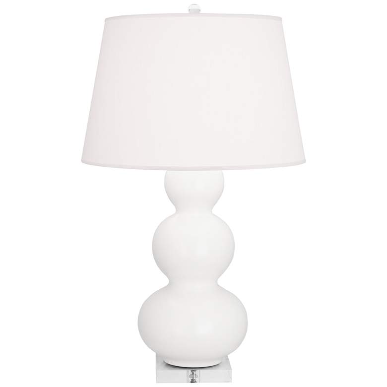 Image 1 Matte Lily Triple Gourd Table Lamp