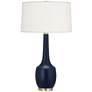 Matte Midnight Blue Delilah Table Lamp