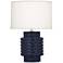Matte Midnight Blue Dolly Accent Lamp