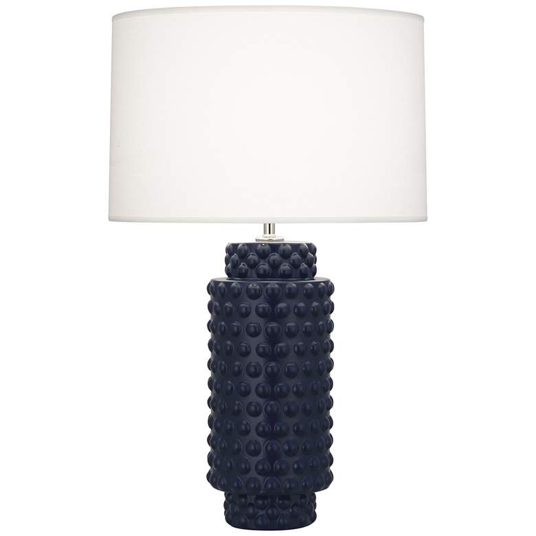 Image 1 Matte Midnight Blue Dolly Table Lamp