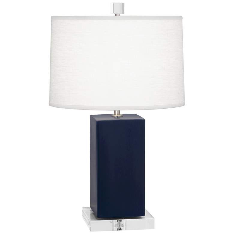 Image 1 Matte Midnight Blue Harvey Accent Lamp