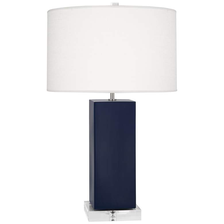 Image 1 Matte Midnight Blue Harvey Table Lamp