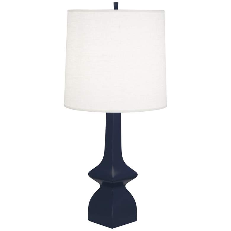 Image 1 Matte Midnight Blue Jasmine Table Lamp