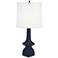 Matte Midnight Blue Jasmine Table Lamp