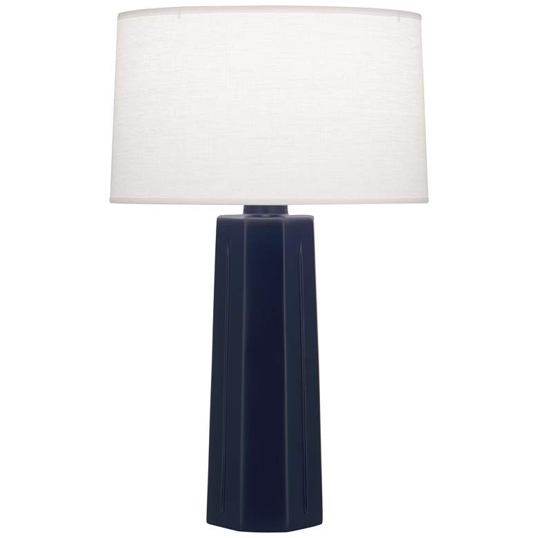 Image 1 Matte Midnight Blue Mason Table Lamp
