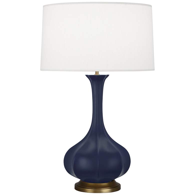 Image 1 Matte Midnight Blue Pike Table Lamp