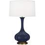 Matte Midnight Blue Pike Table Lamp