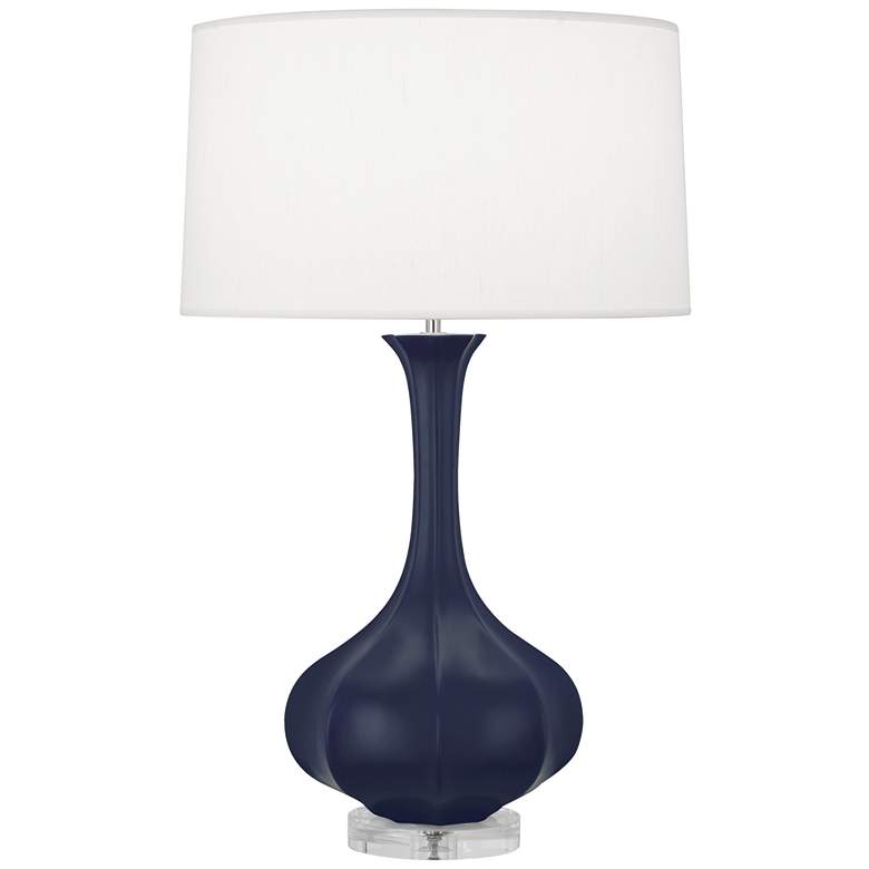 Image 1 Matte Midnight Blue Pike Table Lamp
