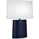 Matte Midnight Blue Victor Table Lamp