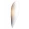 Matte Opal Glass Contour 17" High Wall Sconce