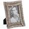 Matte Silver Feather 8 1/2 x 4 1/2 Photo Frame