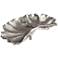 Matte Silver Ginkgo Leaves Plate