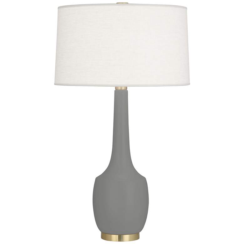 Image 1 Matte Smoky Taupe Delilah Table Lamp