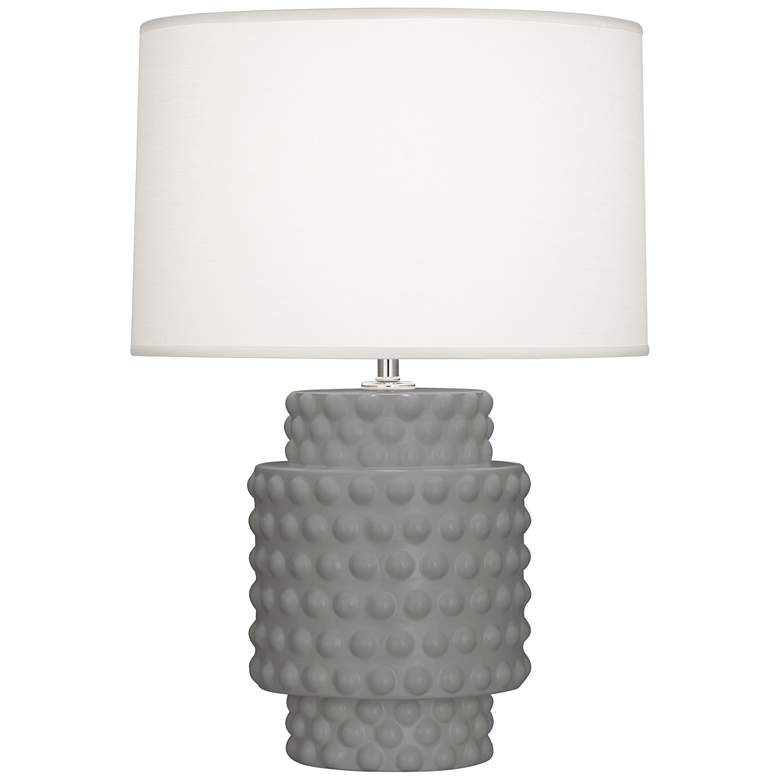 Image 1 Matte Smoky Taupe Dolly Accent Lamp