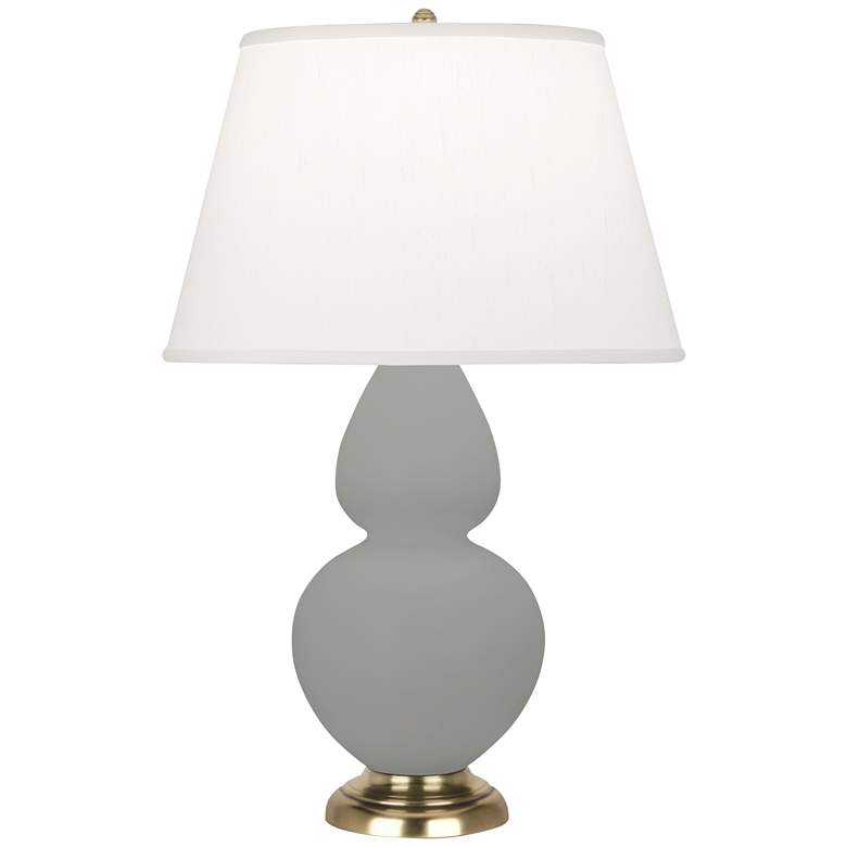 Image 1 Matte Smoky Taupe Double Gourd Table Lamp
