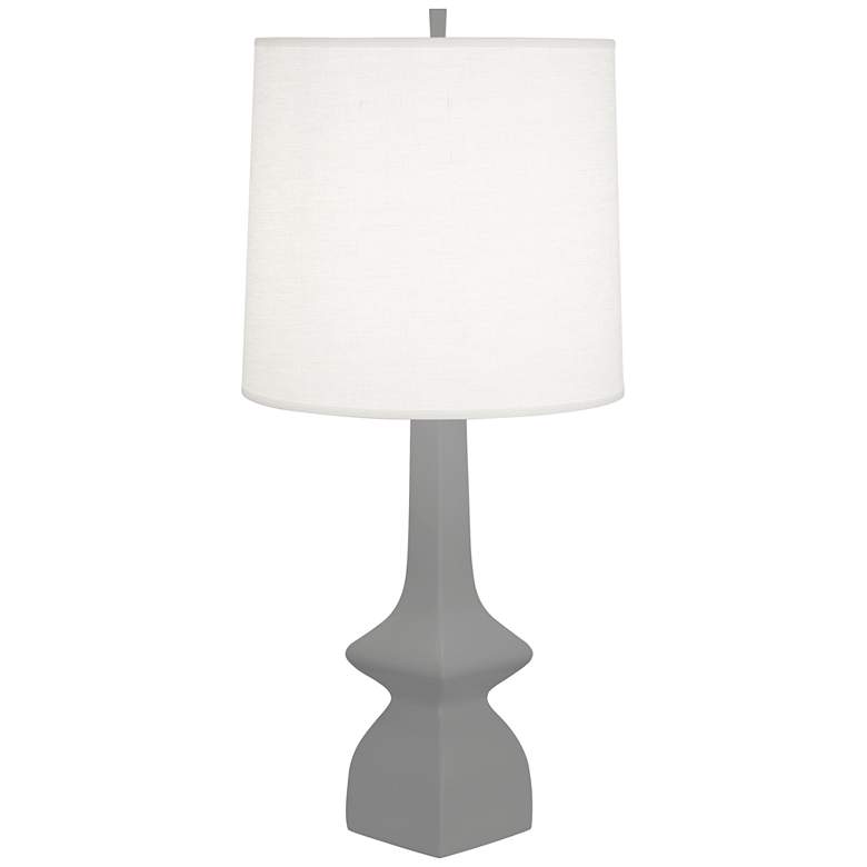 Image 1 Matte Smoky Taupe Jasmine Table Lamp
