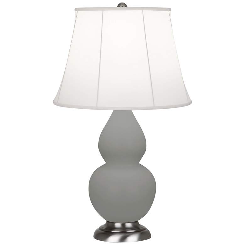 Image 1 Matte Smoky Taupe Small Double Gourd Accent Lamp