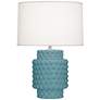 Matte Steel Blue Dolly Accent Lamp