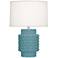 Matte Steel Blue Dolly Accent Lamp