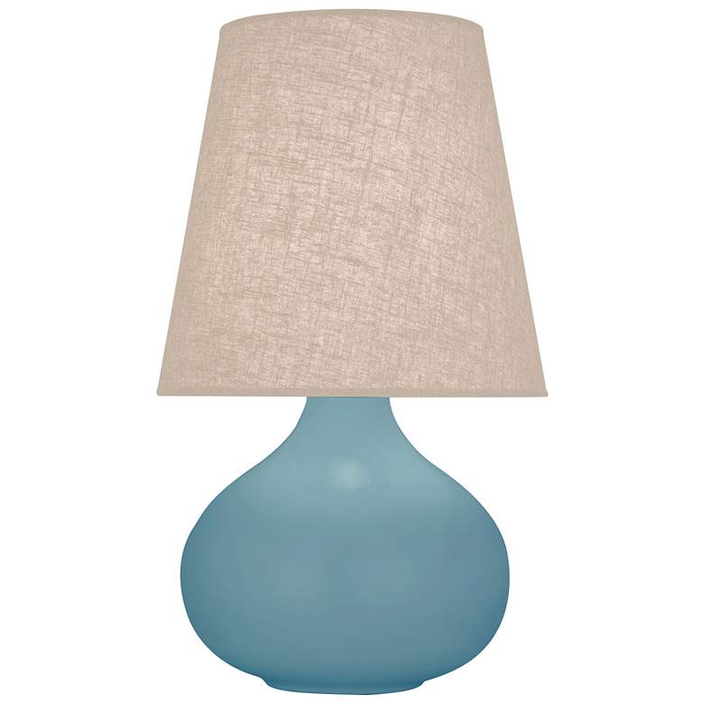 Image 1 Matte Steel Blue June Accent Lamp
