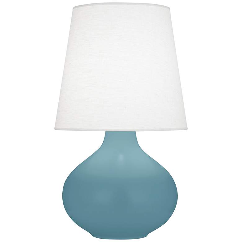 Image 1 Matte Steel Blue June Table Lamp