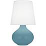 Matte Steel Blue June Table Lamp