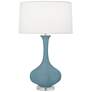 Matte Steel Blue Pike Table Lamp