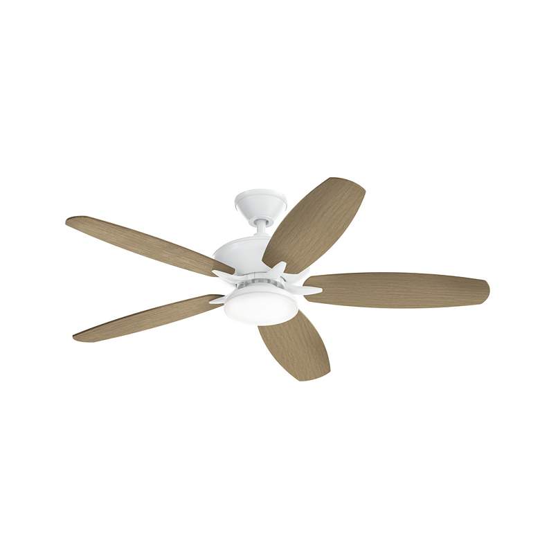 Image 4 Matte White 52-in Renew Designer Fan LED more views