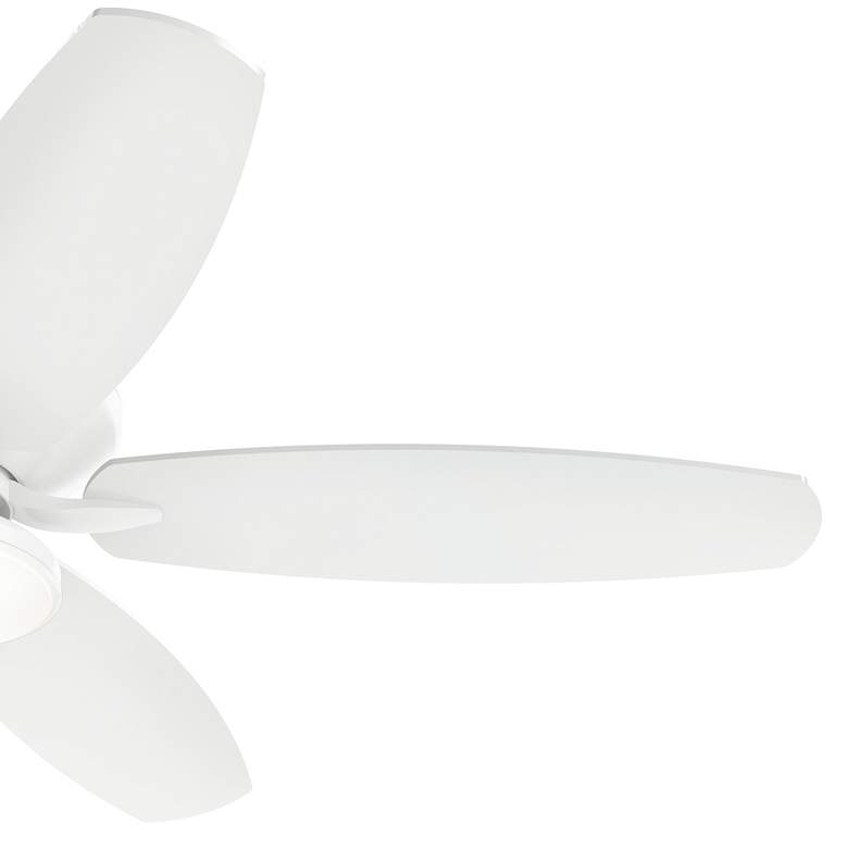 Image 6 Matte White 52-in Renew Designer Fan LED more views