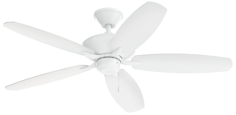 Image 2 Matte White 52 Inch Renew Patio Fan