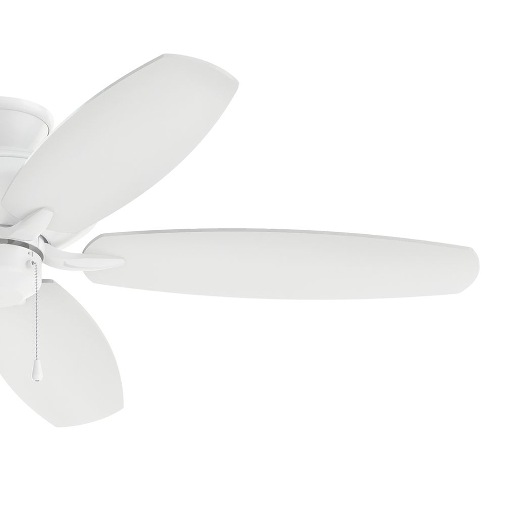 Image 5 Matte White 52 Inch Renew Patio Fan more views