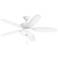 Matte White 52 Inch Renew Select Fan LED