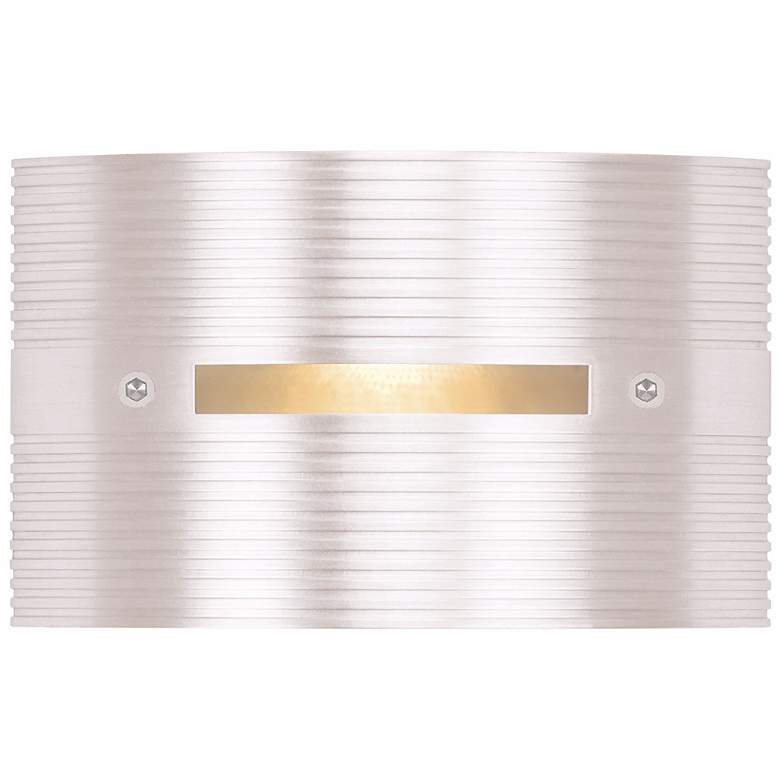 Image 1 Matte White Rectangle 4 1/2 inch Wide LED Outdoor Step Light