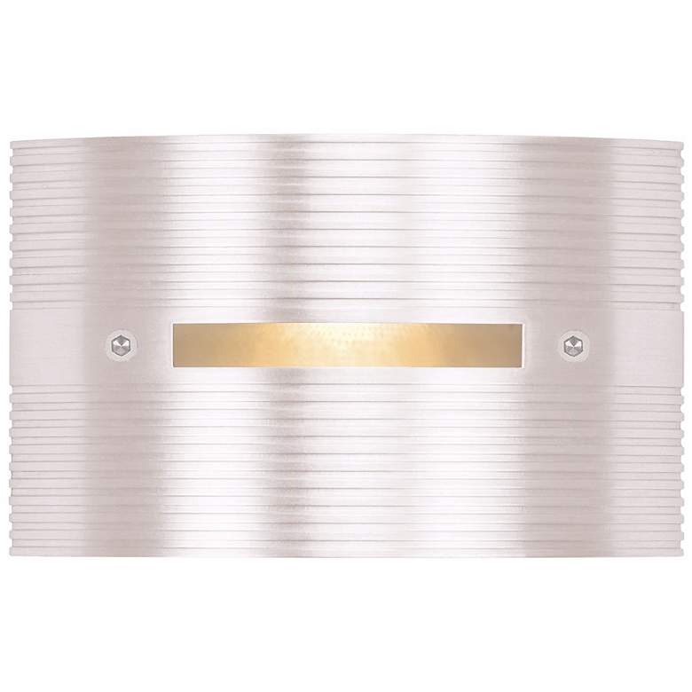 Image 1 Matte White Rectangle 4 1/2" Wide LED Outdoor Step Light