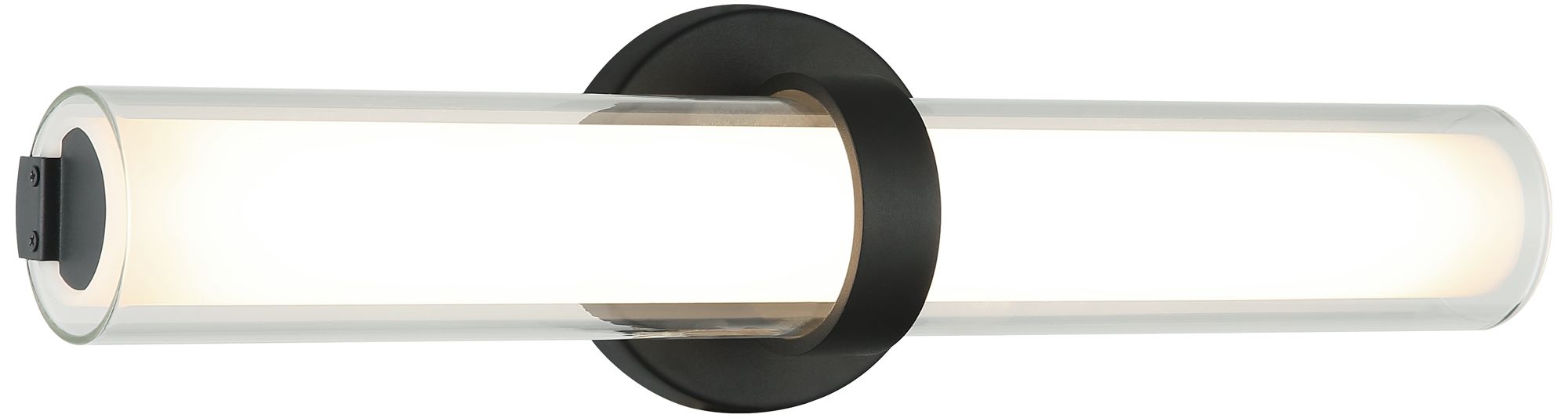 Matteo 1 LT 17 3/4 W SATCHIE MATTE BLACK WALL SCONCE