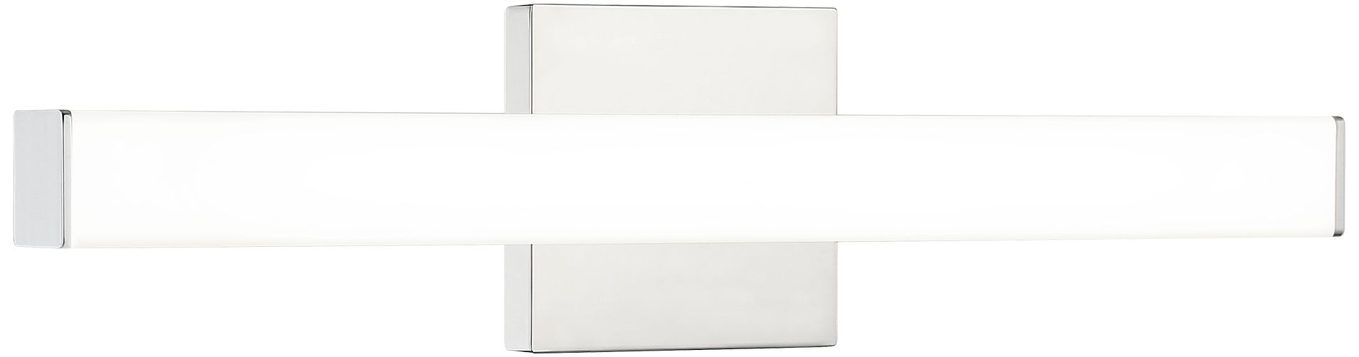 Matteo 1 LT 18 KARADENE CHROME WALL SCONCE - SQUARE ACRYLIC