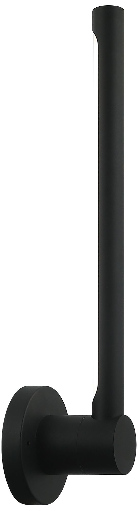 Matteo 1 LT 18H NOVELLE MATTE BLACK LED WALL SCONCE