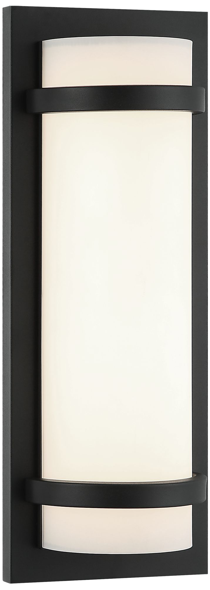 Matteo 1 LT 18W BRAMPTON MATTE BLACK WALL SCONCE