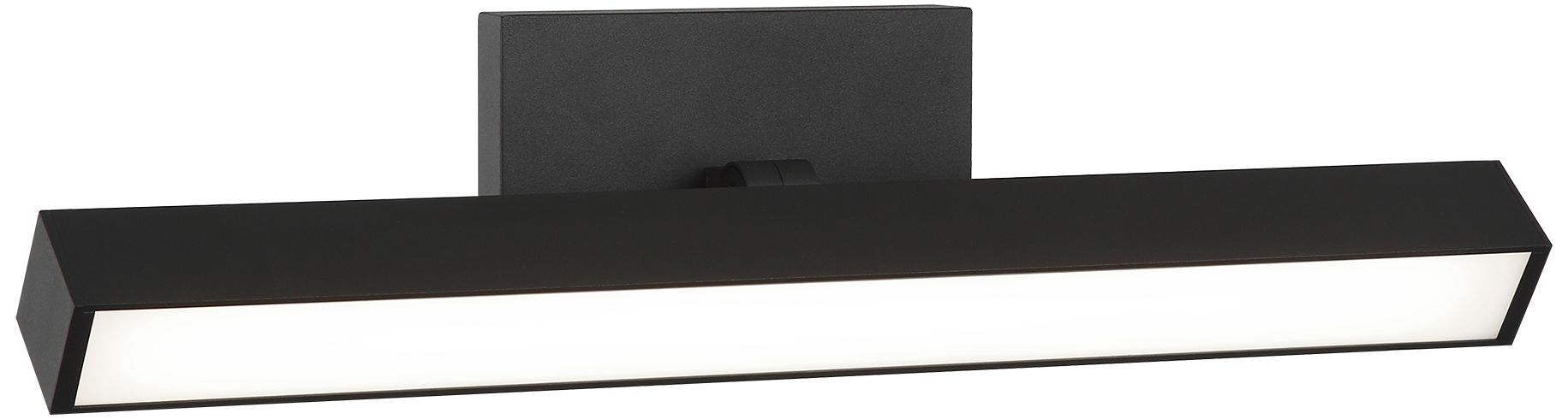 Matteo 1 LT 18W PARALLEL MATTE BLACK LED WALL SCONCE